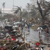 Devastation caused by typhoon Haiyan